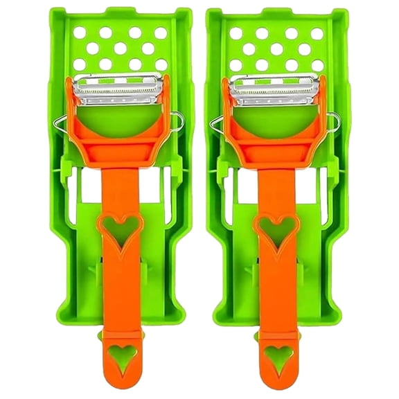 Pelador Multifuncional 2-En-1, 2-in-1 Multifunctional Vegetable Peeler with Grater,Slicer & Shredder for Fruits and Vegetables