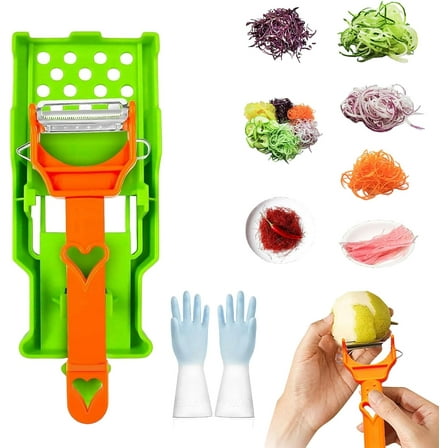 Pelador Multifuncional 2-En-1, Pelador De Papas Electrico, 2025 Upgraded Julienne Peeler Vegetable Peeler, Multifunctional Kitchenware Set, All Kinds Of Fruits And Vegetables (1PCS)