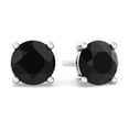 thumbnail image 1 of Pelar - Men's Round Black Diamond Studs, 1 of 3