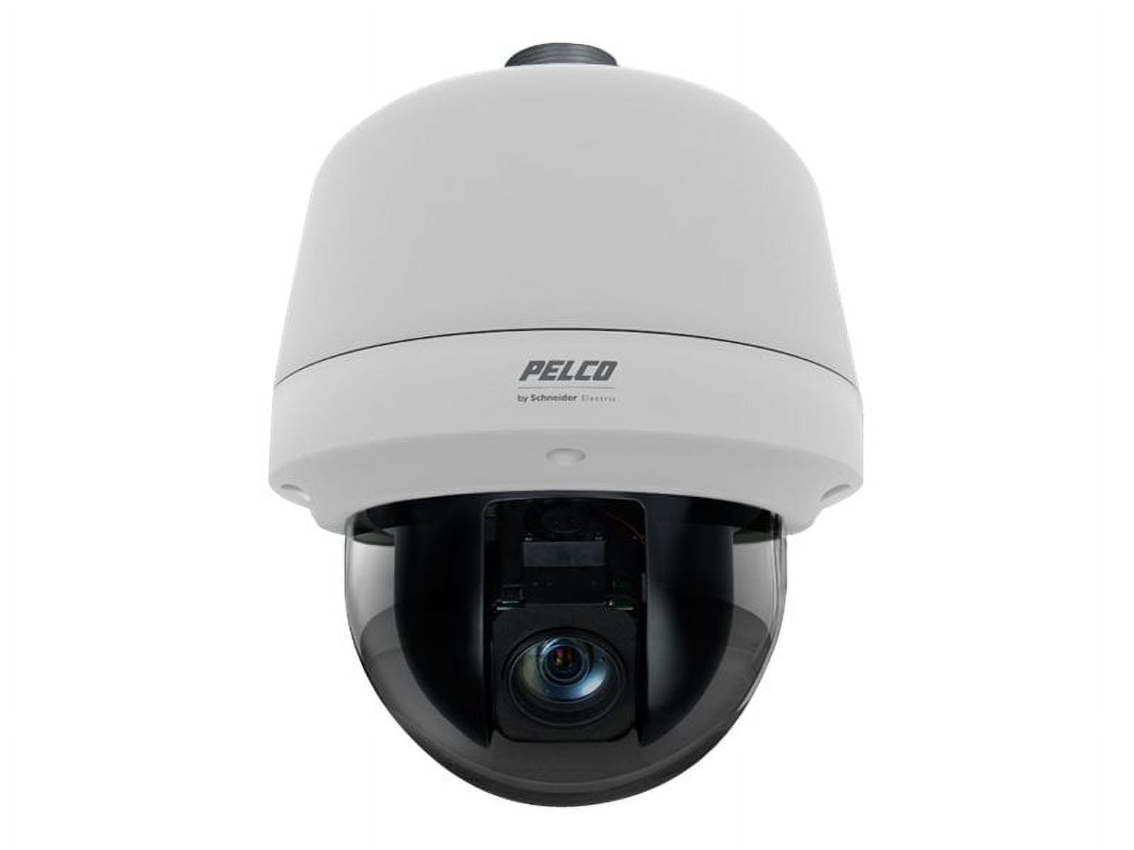 Pelco Spectra Pro Series P1220-ESR0 - Network surveillance camera - PTZ - outdoor - dustproof / waterproof / vandal-proof - color (Day&Night) - 2.1 MP - 1920 x 1080 - 1080/30p - auto iris - motorized - audio - LAN 10/100 - MJPEG, H.264 - DC 24 V