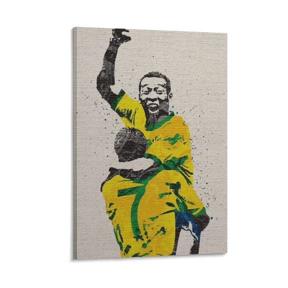 Pele Brazil Canvas Poster Art Poster Canvas Painting Decor Wall Print Photo Gifts Home Modern Decorative Posters 24x36inch(60x90cm)