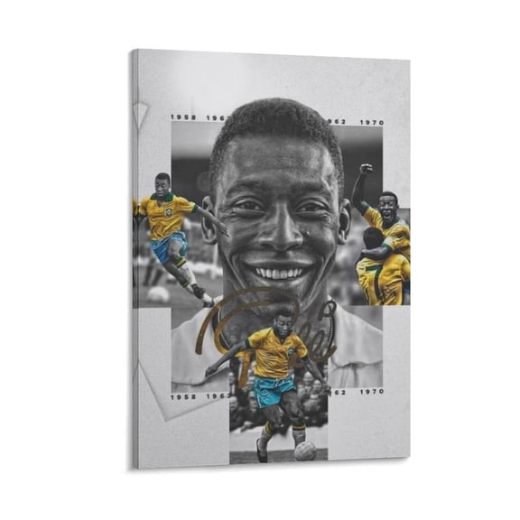 Pele Brazil Poster Canvas Poster Art Poster Canvas Painting Decor Wall Print Photo Gifts Home Modern Decorative Posters 24x36inch(60x90cm)