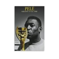 Pele Brazil Poster Canvas Poster Painting On Canvas Wall Art Poster Scroll Picture Print Living Room Walls Decor Home Posters 12x18inch(30x45cm)