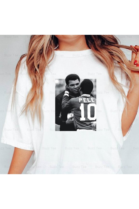 Pele Pays Tribute To Hero Muhammed Ali Clay Vintage Retro New Unisex T-Shirt, up to 5XL