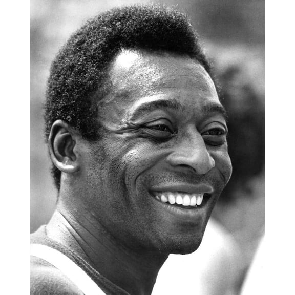 Pele Smiling Portrait Of Brazilian Legend 24x36 Classic Hollywood Poster