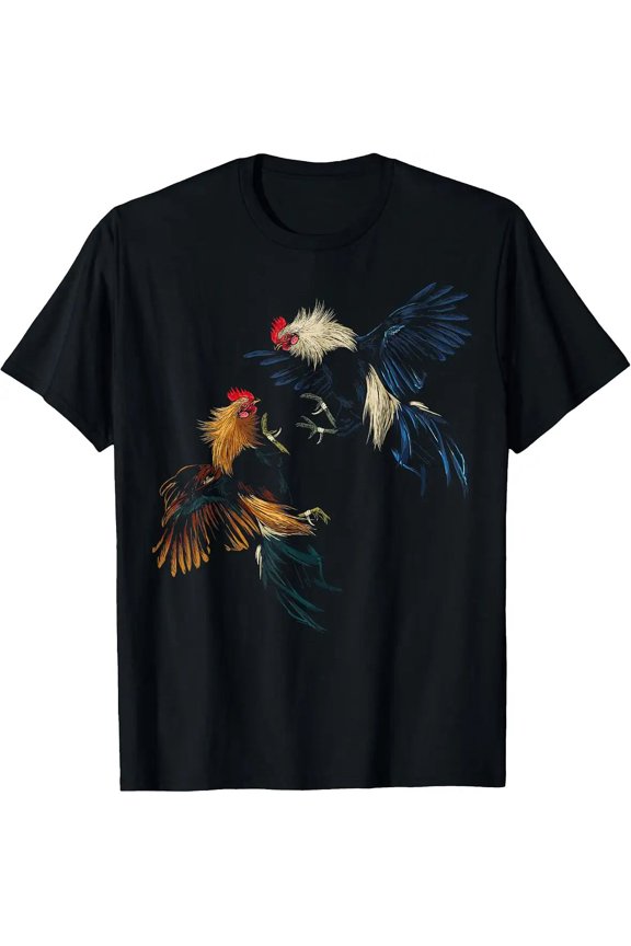 Peleas de Gallos Cockfighter Game Fowl Cockfighting Rooster Unisex T-Shirt, up to Size 5XL