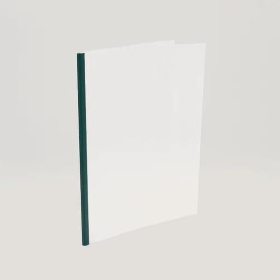 Peleman Thermal Binding Clear Covers with Steel Spine –for Thermal Binding Machines – Formerly Unibind – Used in Real Estate, Education and Various Businesses (Aluminum, 20 Sheets Max - 110/boxes)