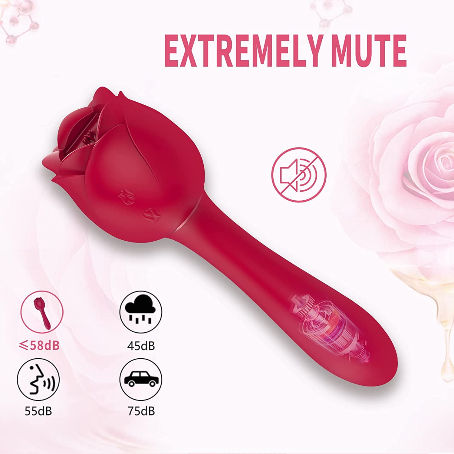 Pelepas Rose Toy for Women Dildo Vibrator Adult Toy G Spot Rose Sex Stimulator for Woman Sex Toys