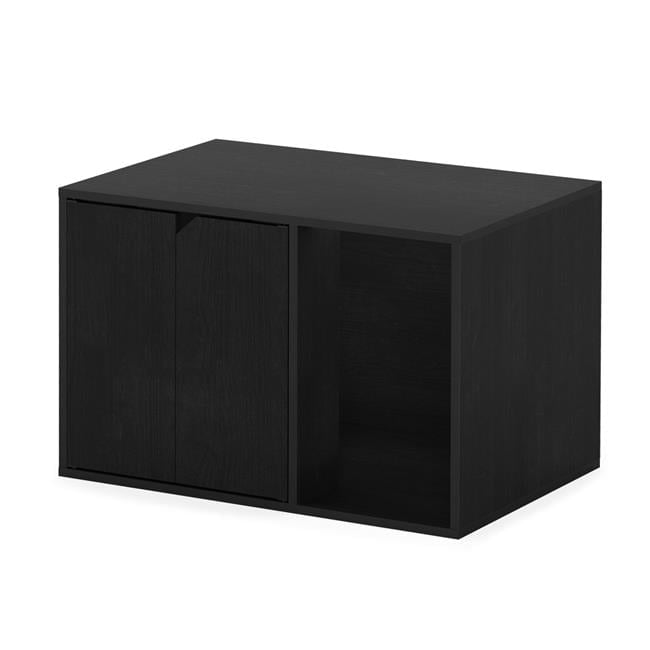 Americano Black Composite Wood Pet Litter Box Enclosure