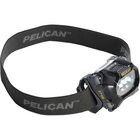Pelican 027400-0101-110 66-Lumen 2740 LED Adjustable Headlight, Black