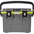 thumbnail image 1 of Pelican Elite 14 Qt  Hard-Sided Cooler with Removable Tray Bottle Opener, Dark Gray with Evergreen, 1 of 9