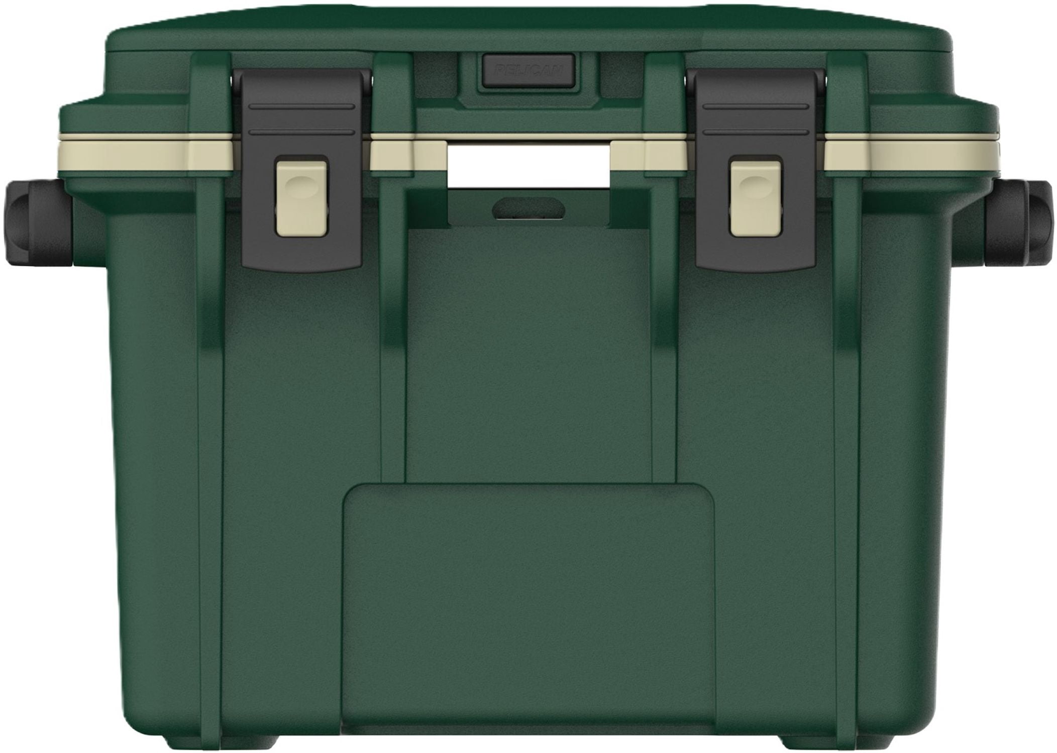 Pelican Elite Personal Cooler 14 Qt Hard-Sided Cooler with Removable tray, Dry Storage, Hunter Green with Tan