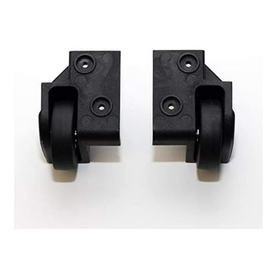 Pelican 1510/1560 Replacement Wheels & Housings - Black - Durable Rolling Case Parts - Left & Right Kit - Includes 2 Wheels - Fits Pelican Cases