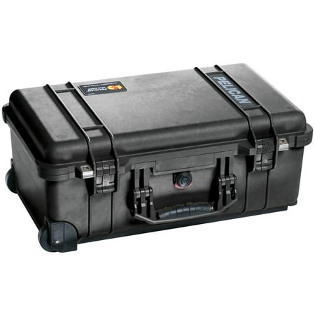 Pelican 1510 Watertight Carry-On Wheeled Case With Foam 19-3/4"" x 11"" x 7-5/8"