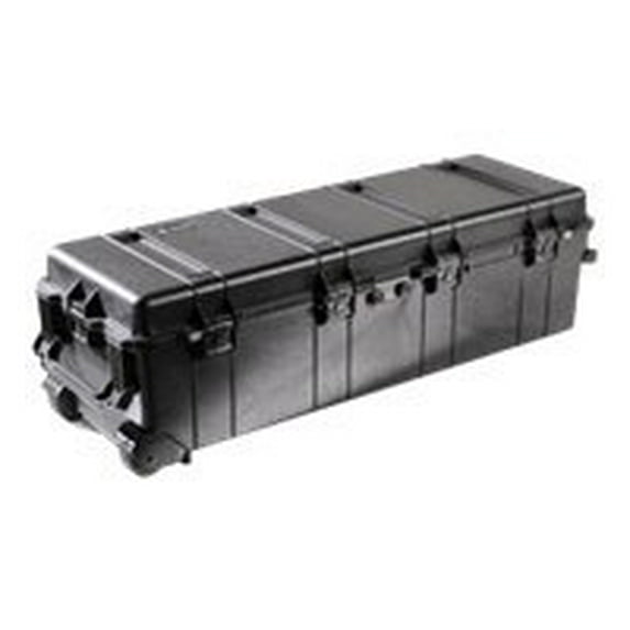 1740 Transport Long Case without Foam, 9.57" Bottom Depth, Black