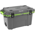 thumbnail image 1 of Pelican 70 qt Hard Sided Thermocooler, Gray and Green, 1 of 7