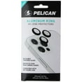 thumbnail image 1 of Pelican Aluminum Ring HD Lens Protectors for iPhone 14 Pro Max/14 Pro - Black, 1 of 5