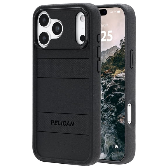 Pelican Apple iPhone 17 Pro Max MagSafe Compatible Protector Phone Case - Black