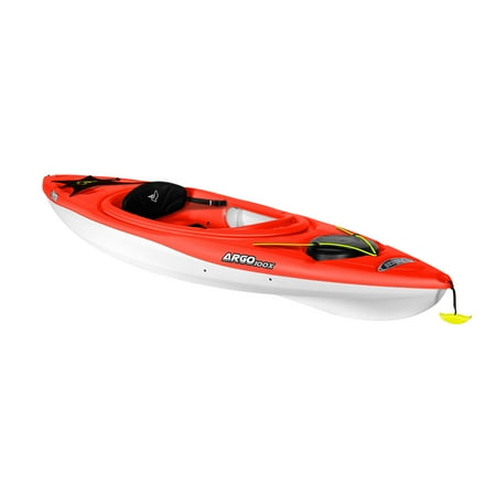 Pelican - Argo 100X - 1 Person Recreational Sit-in Kayak - 10 ft - Fireman Red