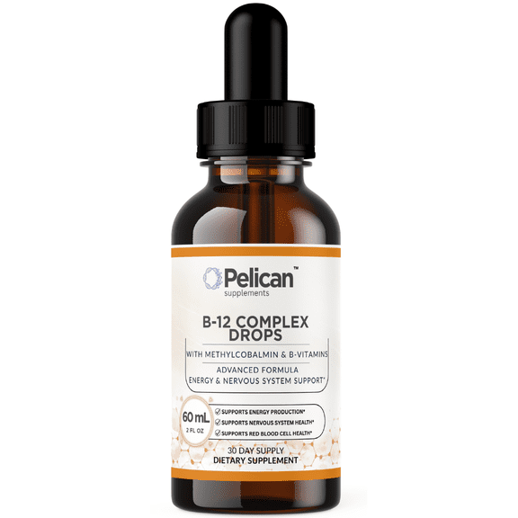 Pelican B-12 Complex Drops Advanced Energy Support Formula 60 mL