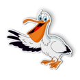 thumbnail image 1 of Pelican Cartoon - 5" Magnet for Car Locker Refrigerator, 1 of 1