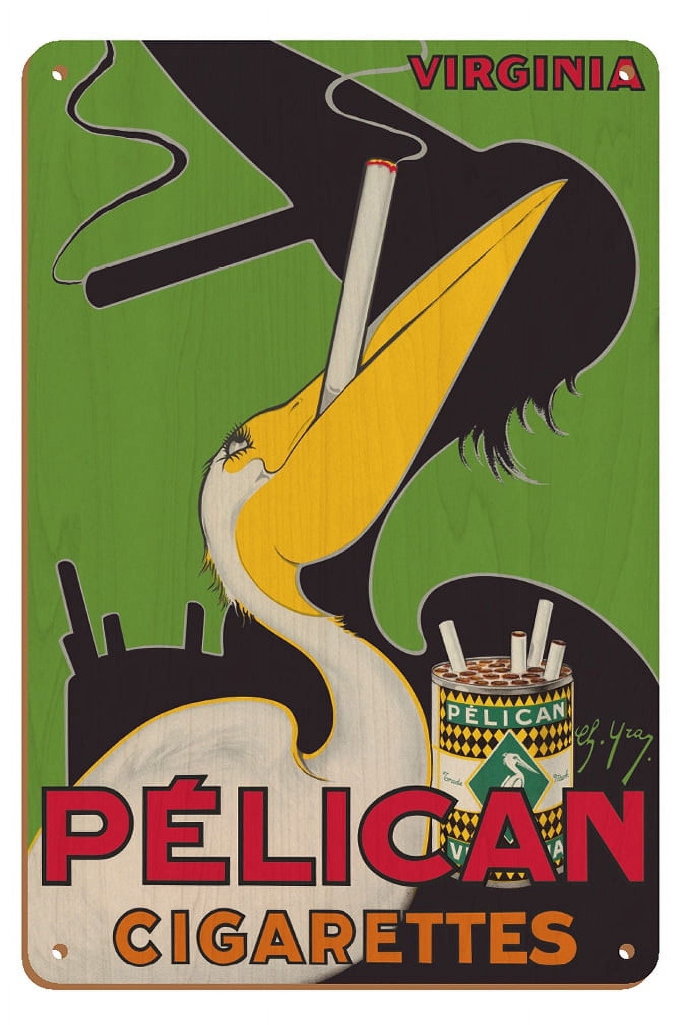 pelican cigarettes poster Pelican Cigarettes - American Virginia Tobacco - Vintage Advertising Poster by Charles Yray c.1925 pelican cigarettes poster Pelican Cigarettes - American Virginia Tobacco - Vintage Advertising Poster by Charles Yray c.1925