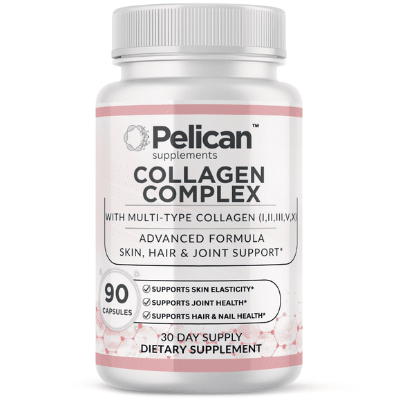Pelican Collagen Complex Advanced Skin, Hair & Joint Support Formula 90 Capsules