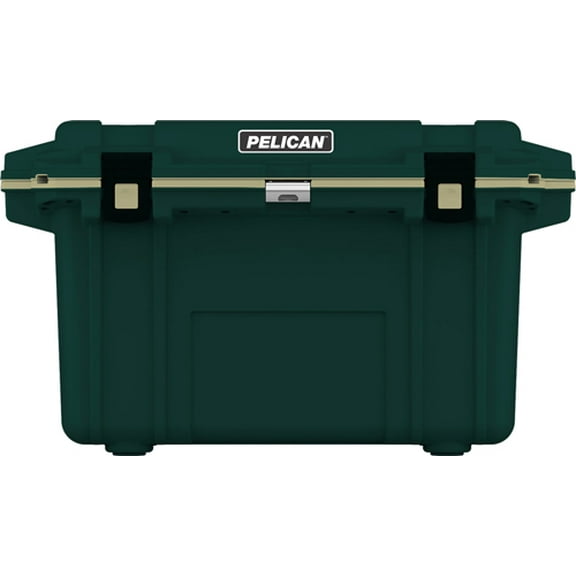 ELITE HUNTER GREEN/TANPELICAN COOLER IM 70 QUART