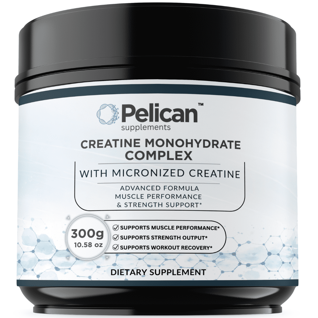 Pelican Creatine Monohydrate Complex – Advanced Muscle Performance & Strength Support Formula – 300g Powder