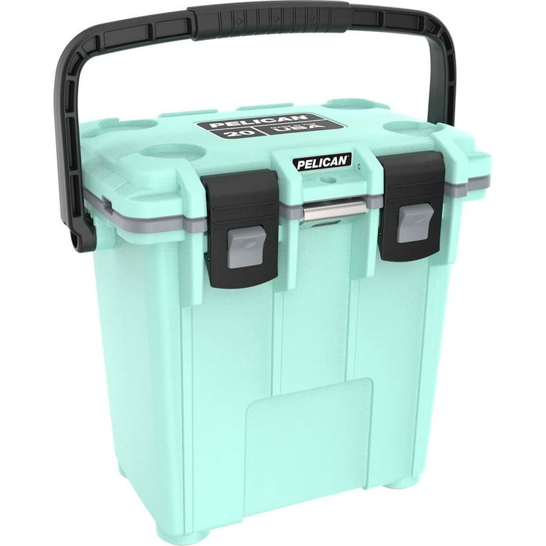 Pelican Elite 20 Quart Cooler Seafoam/Gray, Model:20Q-1-SEAFOAMGRY