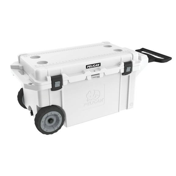 Pelican Elite 80 Quart Wheeled Cooler (White)