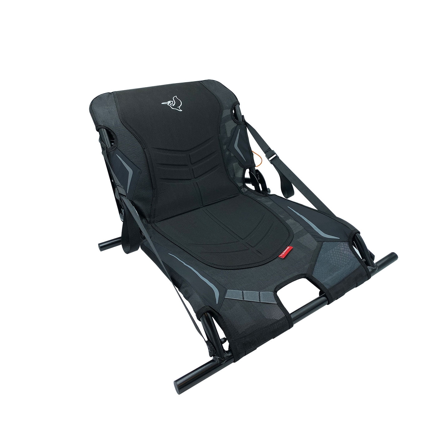 Pelican - Ergoboost Folding Kayak Seat - Polyester & Aluminum - 6.85 lbs - 24 x 24 x 18 inches - Black