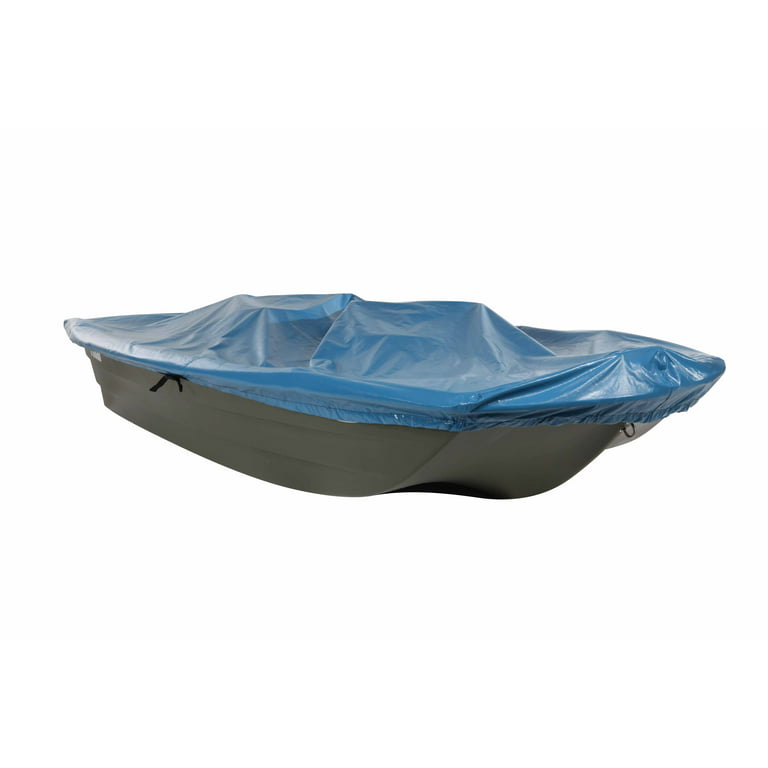  Pelican - Hull Mooring Boat Cover - Heavy Duty Waterproof UV  Resistant Marine Grade Polyester - Fits 10-12 ft. Fishing Boats, Grey :  Sports & Outdoors