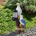 thumbnail image 1 of Pelican Garden Statue with Solar Lantern 16.5" Pelican Solar Light for Outside Decor Sculptures & Statues Lights for Lawn Decor Unique Ornament Women Mom Gift, 1 of 5