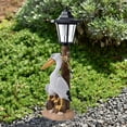 thumbnail image 1 of Pelican Garden Statue with Solar Lantern 16.5" Pelican Solar Light for Outside Decor Sculptures & Statues Lights for Lawn Decor Unique Ornament Women Mom Gift, 1 of 5