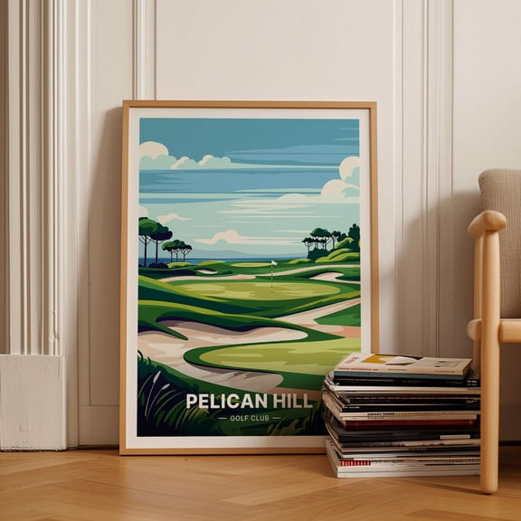 Pelican Hill Golf Club Wall Decor