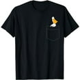 thumbnail image 1 of Pelican In The Pocket Cute Pocket Pelican Bird T-Shirt, 1 of 5