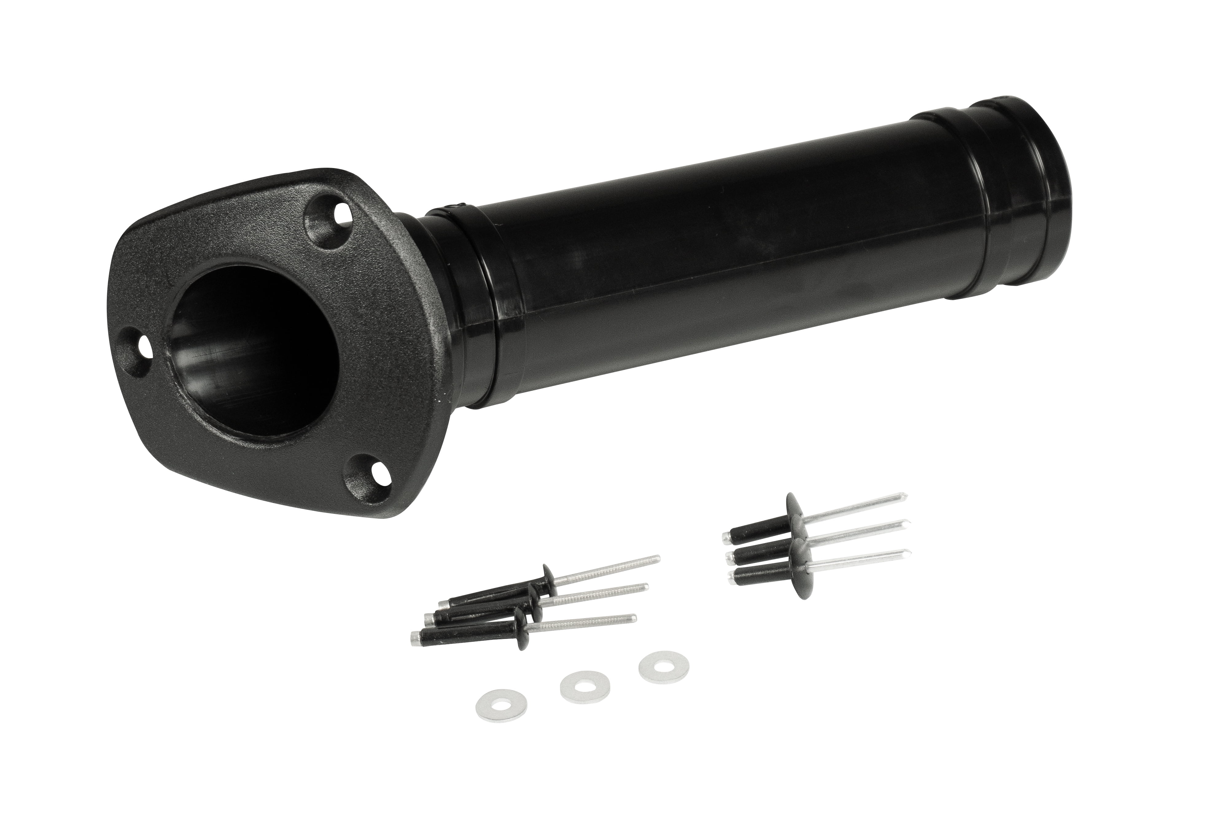 Pelican - Kayak Flush Mount Rod Holder - Polypropylene - Black