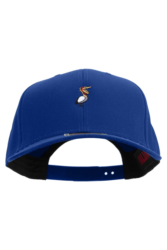 Pelican Logo Embroidered Solid Cotton Twill Prostyle Cap - Royal OSFM
