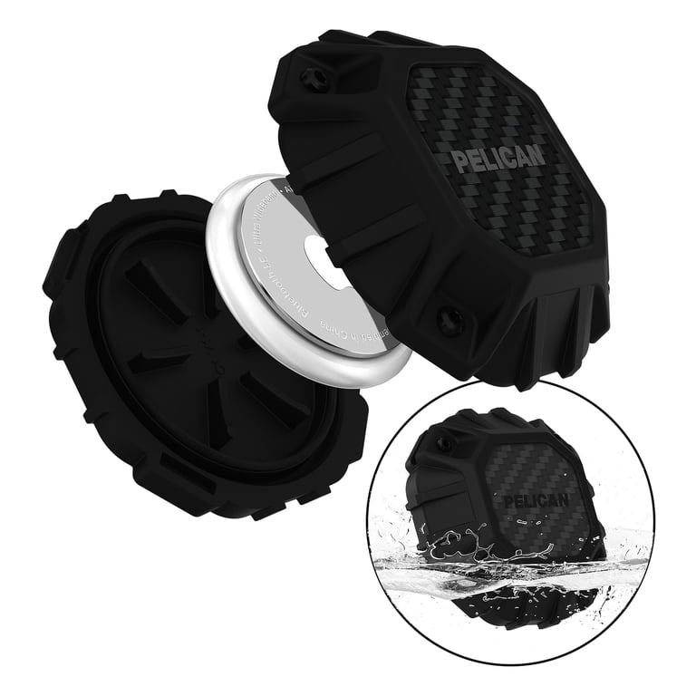 Pelican Marine Waterproof AirTag Holder for Bikes - IP68, Stick On