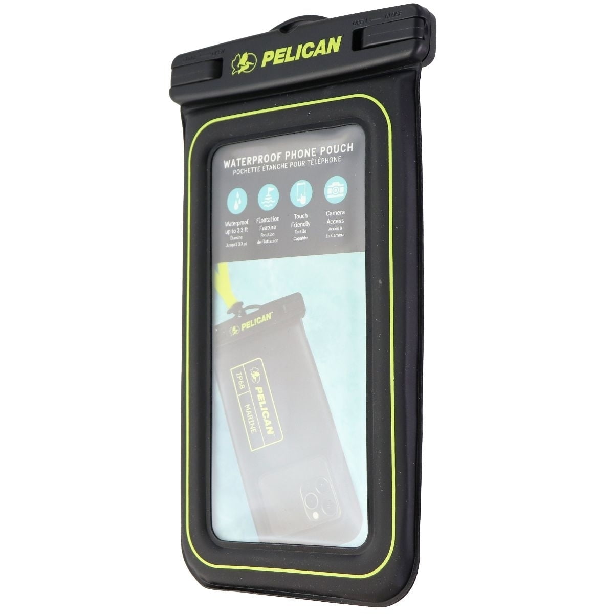 Pelican Marine Waterproof Floating Phone Pouch (Regular Size) Black