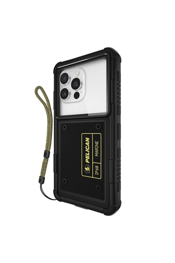 Marine Waterproof Phone Case - Black/Hi Vis Yellow