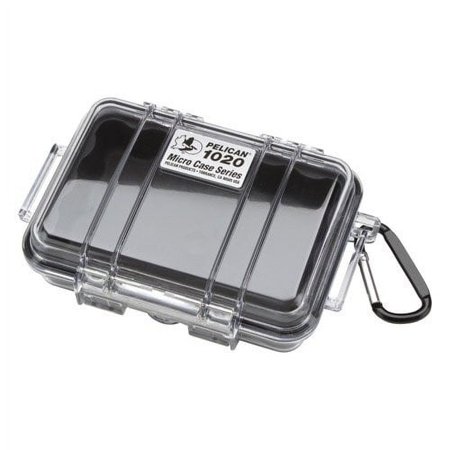 Pelican Micro Case 1020 Black/Clear 1020A BLACK