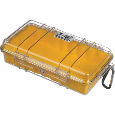 Pelican Micro Case 1060 Yellow/Clear 1060-027-100