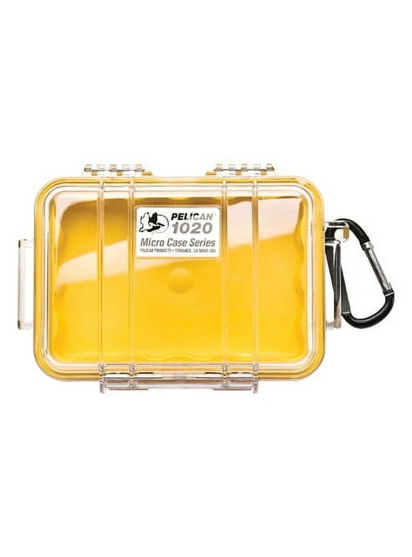 Pelican Micro Case-Color:Yellow/Clear,Type:1020