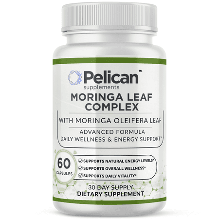 Pelican Moringa Leaf Complex – Advanced Daily Wellness Support Formula – 60 Capsules