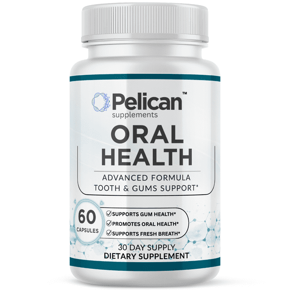 Pelican Oral Health – Advanced Tooth & Gum Support Formula – 60 Capsules