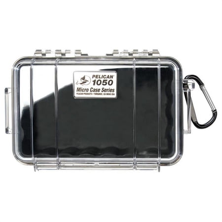 Protect Your Gear with the Pelican Micro Case 1050 - Black/Clear Waterproof Case