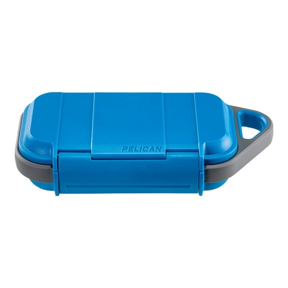 Pelican Personal Utility Go Case G40 - Hard case - stainless steel, ABS plastic, thermoplastic rubber, thermoplastic polyurethane (TPU) - gray, surf blue