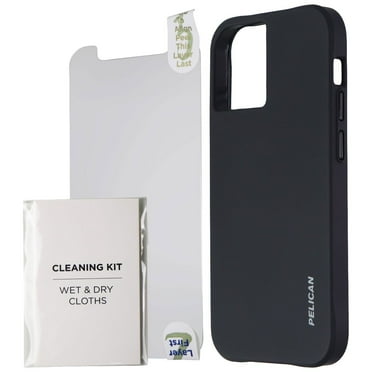Pelican Protection Pack Tough Case and Screen Protector for Apple iPhone 12 Mini - Black